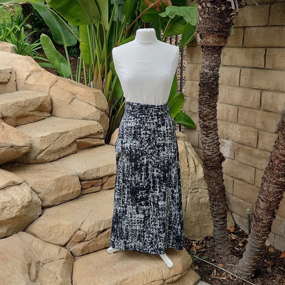 Lularoe black gray maxi skirt extra extra small